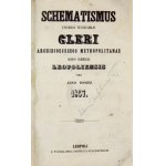 SCHEMATISMUS universi venerabilis cleri Archidioecesos metropolitanae graeco catholicae Leopoliensis pro anno Domini 185....