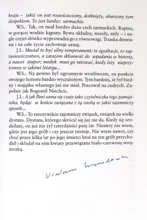 Pamiętnik Antoniego Szymborskiego z podpisem Wisławy Szymborskiej, wnuczki autora....