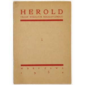 HEROLD. R. 3, rev. 3: III 1932.