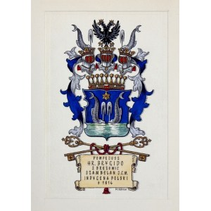 Coat of arms of Hr. Brigido. A likeness by S. Kobielski.