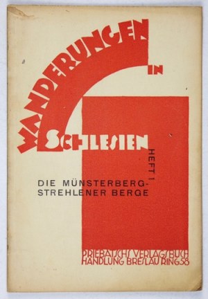 Heft 1: ENDERWITZ Fritz – Die Münsterberg-Strehlener Berge. [1924]. s. 26.