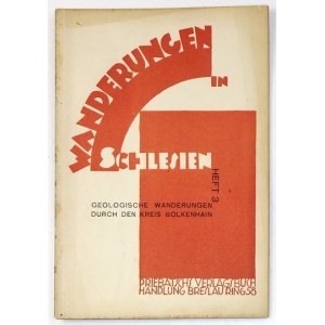 Heft 3: SOMMER Fedor - Geologische Wanderungen durch den Kreis Bolkenhain. 1924. s. 43. Odb....