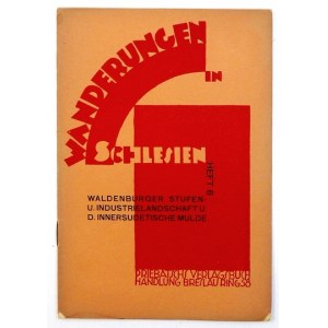 Heft 6: DIETRICH Bruno - Die Waldenburger Stufen- und Industrielandschaft und die Innersudetische Mulde. [1925]. s....