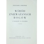 GODLEWSKI Franciszek - Unter den beleidigten Göttern. Z podróży na Wschód. Mit 32 Kupferstichen. Warschau 1930. Dom Książki Pol. 8,...