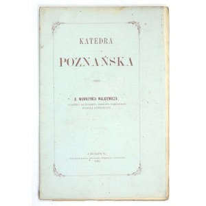 WALKIEWICZ Wawrzyniec - Katedra poznańska. Rok Pána 1786 vydaný vo Varšave [...]...