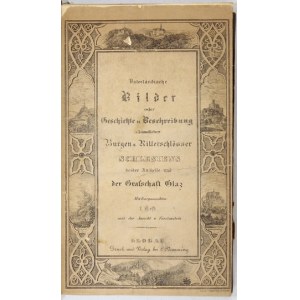 MÜLLER K. - Vaterländische Bilder. 1837. s 12 hĺbkotlačovými pohľadmi na sliezske hrady.
