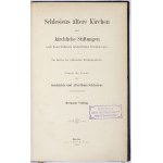 NEULING Hermann - Schlesiens ältere Kirchen und kirchliche Stiftungen nach ihren frühesten urkundlichen Erwähnungen. Ein...