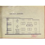 [STRYJ]. Plan of the WPP residential building. Dr. N. Schächter, Cecilia Lindenberg and Emanuel Lindenberg in Stryj....