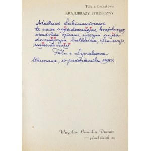 W. SCHOLGINIA - Syrdské krajiny. 1984. věnování autora.