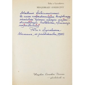 W. SCHOLGINIA - Syrdite Krajubras. 1984. dedication by the author.