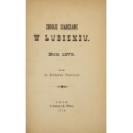 TATARCZUCH Władysław - Schwefelquellen in Lubień. 1879. Lvov 1897. herausgegeben vom Autor. 8, s. 30, [1]....