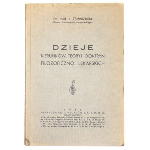 ZEMBRZUSKI L. - História smerov, teórií a filozofických a lekárskych doktrín.