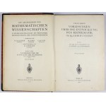 KLEIN Felix - Vorlesungen über die Entwickung der Mathematik im 19. Jahrhundert. Teil 1-2. Berlin 1926-.