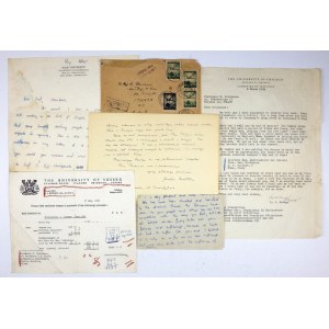 [KORESPONDENCE Hugo Steinhausovi]. Soubor pěti dopisů H. Steinhausovi z let 1947-.
