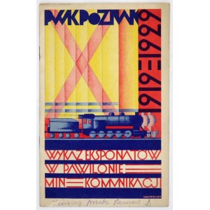 [CATALOG]. X General National Exhibition in Poznań. R. 1929. list of exhibits in the pavilion of the Ministry of Communications. Bydg...