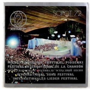 SOPOT '72. program koncertu, 16 autogramov účinkujúcich.