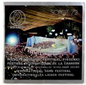 SOPOT '72. Program koncertów, 16 autografów wykonawców.