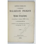 KURZE Erwähnung verstorbener polnischer Maler auf der im Mai 1898 in Warschau eröffneten Retrospektiven-Ausstellung mit Do...