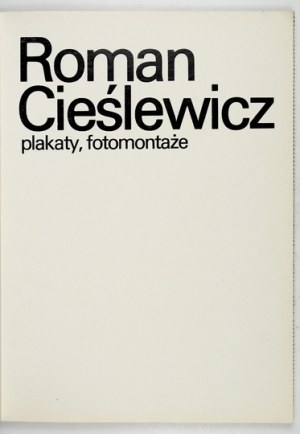 BWA. Roman Cieślewicz. Posters, photomontages. 1986.