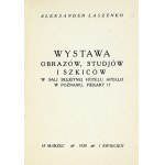 Alexander Lašenko. Výstava obrazů, studií a skic. 1928.