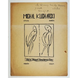 Formistická skladba M. H. Kulenovića na obale notového zápisu. 1921.