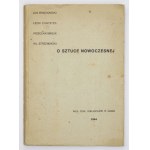 O moderním umění. Strzeminski, Brzękowski, Chwistek, Smolik. 1934.