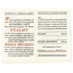 [FALTER]. Kleiner Werbedruck der Tyszkiewicz-Büros, veröffentlicht in Florenz im Jahr 1954.