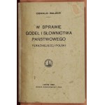 Drei Werke über das polnische Wappen und die Farben. 1919-1921.