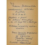 HORSKI Jarosław - Der Barbier von München. Eine Auswahl von schelmischen Sprüchen. [Newcastle 1960?]. Impressum des Autors. 16d, S. 47. opr....