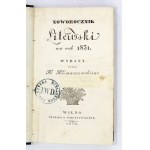 Lithuanian november for 1831. first printing of A. Mickiewicz's poem In imionnik M. S.