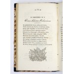 Lithuanian november for 1831. first printing of A. Mickiewicz's poem In imionnik M. S.