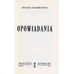 GOMBROWICZ Witold - Erzählungen. Paris 1972, Instytut Literacki. 8, pp. 207, [1]. pamphlet. Gesammelte Werke, Bd. 9; Bibliot. ...