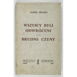 M. HŁASKO - Všechny byly obráceny. 1964. 1. vyd.