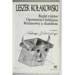 L. KOŁAKOWSKI - Bajki różne. 1990. mit Widmung des Autors.