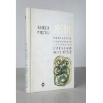 Kniha pěti megil v překladu a s podpisem C. Miloszem.