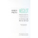 Buch mit fünf Megillahs in Übersetzung und mit Unterschrift von C. Milosz.