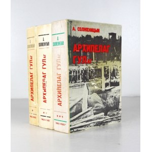 A. SOŁŻENICYN - Archipelag GUŁ-ag. Cz. 1-7 (po rosyjsku). Paryż 1973-75. Pierwsze wydanie.
