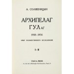 A. SOŁZENICYN - The GUL-ag archipelago. Parts 1-7 (in Russian). Paris 1973-75 First edition.