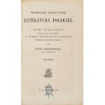 ZIENKOWICZ Leon[Józef] - Wizerunki polityczne literatury polskiej. Kurs publiczny wykładany w Paryżu w okręgu Towarzystw...