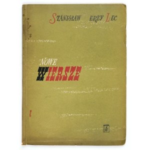 LEC S. J. – Nowe wiersze. 1950. Z okł. J. Lenicy.