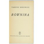 RÓŻEWICZ T. - Plain. 1954. 1st ed.