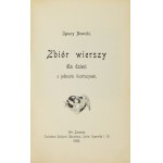NOWICKI Ignacy - Zbiór wierszy dla dzieci z jednastu ilustracyami. Lwów 1908. Druk. Udziałowa. 8, s. 86, [2]. opr....