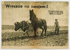 WHAT did the land reform give Poland? (M. Berman).