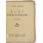 BRESZKO-BRESZKOWSKI M[ikołaj] - Revolt of the slaves. A novel in two parts. [T. 1-2]. Warsaw 1927.Księg....