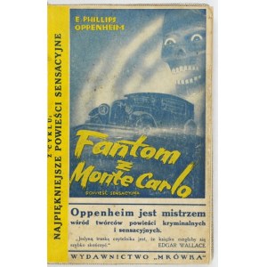 OPPENHEIM E[dward] Phillips - Fantóm Monte Carla. Senzačný román. Z angličtiny preložil Czesław Jastrzębiec-Koz...