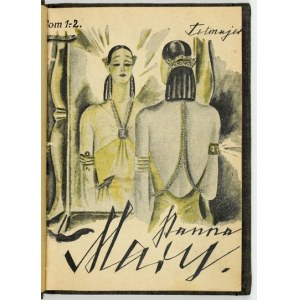 TETMAJER Kazimierz Przerwa - Miss Mery. A novel. Vol. 1-2. Warsaw [1927-1928]. Published by Bibljoteka Groszowa. 16d,...