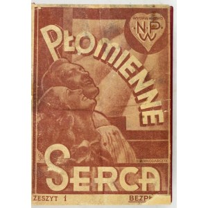 WŁODARCZYK J. - Flammende Herzen. Zesz. 1-57. Vilnius [1937]. Herausgegeben von Nasza Powieść. 16d, S. 1368. Gesamteinband in 2 Bänden....