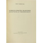 DOBRZYCKI Jerzy - Introligowanie krakowskie ostatnich lat pięćdziesięciu. Cracow 1926. the Guild of Introligators. 4, s....