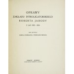 Oprawy Zakładu Introligatorskiego Roberta Jahody z lat 1925-1926. Dwa artykuły ...