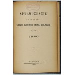 SPRÁVA o činnosti Zakładu Narodowego Imienia Ossolińskich za rok 1885. lvov 1885. ossolineum. 8, s. 90, [1]...